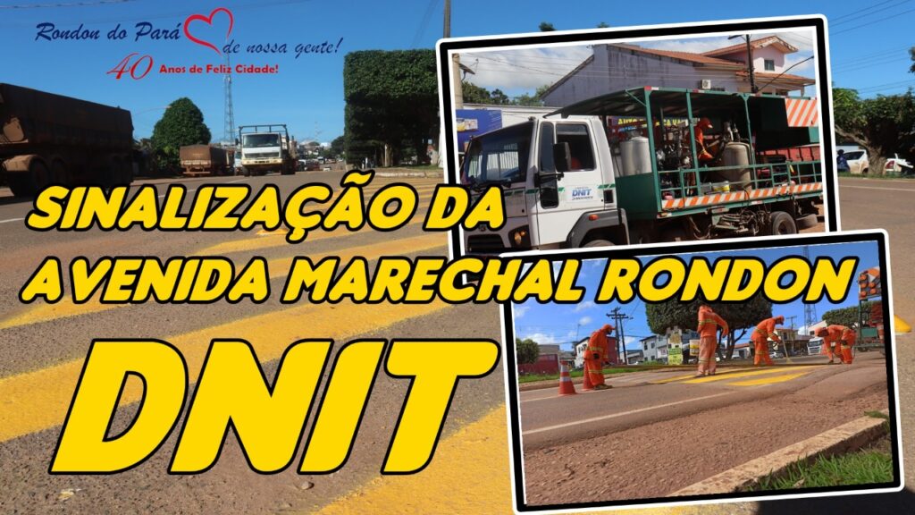 Sinalização da Avenida Marechal Rondon