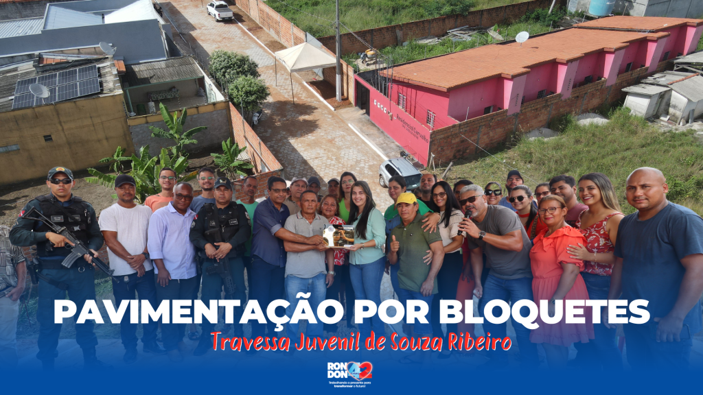 Prefeitura Municipal entrega mais uma rua pavimentada!