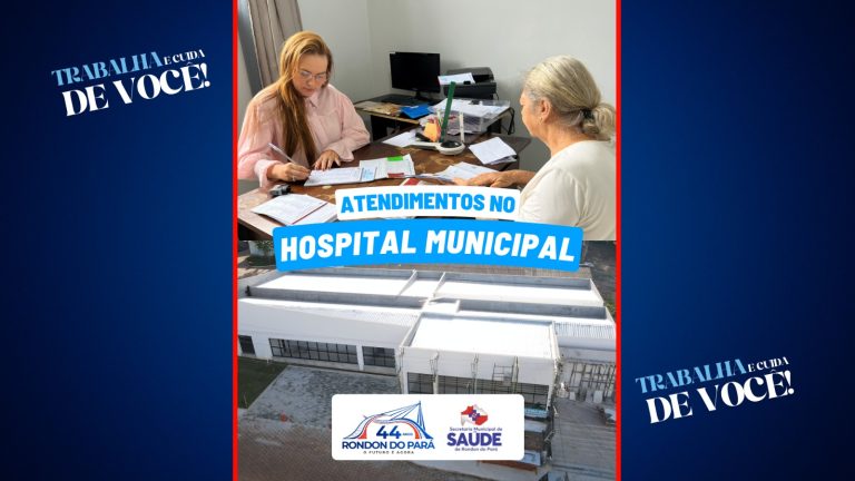 A saúde de Rondon do Pará segue avançando, com trabalho sério, investimento e compromisso com a nossa população.