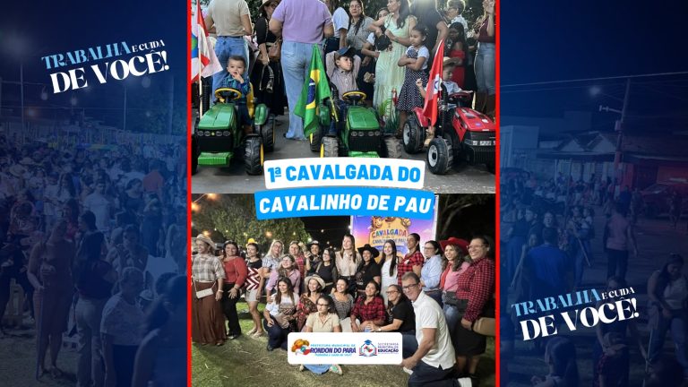 SEMED realiza I Cavalgada do Cavalinho de Pau!